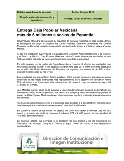 Entrega Caja Popular Mexicana más de 6 millones a socios de