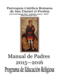 Manual de Padres 2015—2016