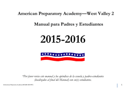 Manual de Padres y Estudiantes WV2 (2015-2016)