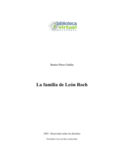 La familia de León Roch - Biblioteca Virtual Universal