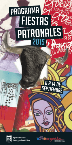 fiestas patronales 2015 - Ayuntamiento de Arganda