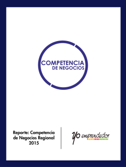 Reporte Competencia 2015