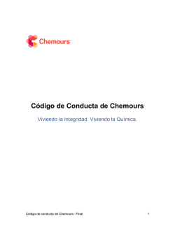 Código de Conducta de Chemours