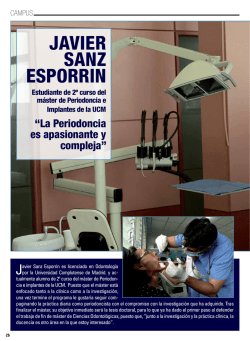 Javier Sanz eSporrin - El Dentista del Siglo XXI