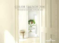 COLOR TRENDS 2016