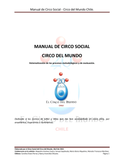 Manual de Circo Social - Circo del Mundo Chile.