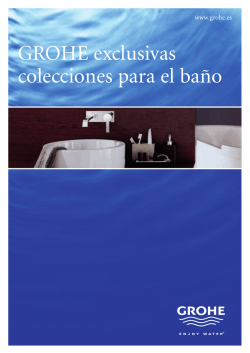 GROHE exclusivas colecciones para el baño