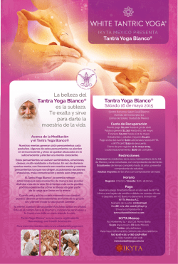 Tantra Yoga Blanco® La belleza del Tantra Yoga