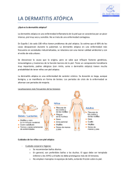 Dermatitis atòpica - Dr. Jordi Vila Cots