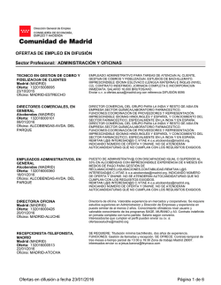 Madrid - Sistema Nacional de Empleo.