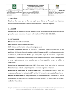 CFI-PO-02 Solicitud de formulario de requisitos fitosanitarios