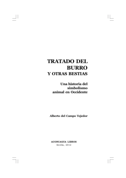 TRATADO DEL BURRO - Aconcagua Libros