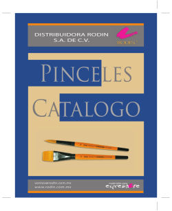 PORTADA Catalogo PINCELES 2010