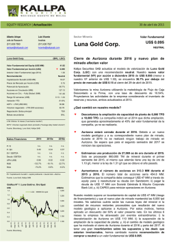 Luna Gold Corp.