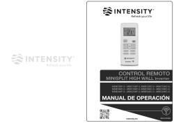 Manual Control Remoto Minisplit Inverter WiFi