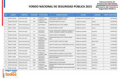 FONDO NACIONAL DE SEGURIDAD PÚBLICA 2015