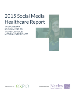 2015 Social Media Healthcare Report