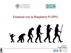 Empezar con la Raspberry Pi (RPi)
