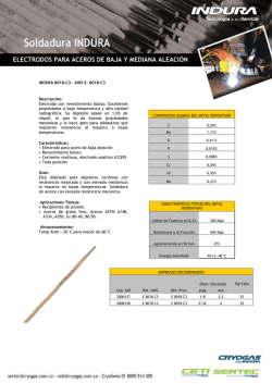 Soldadura 10-Electrodos para Aceros de Baja y Mediana