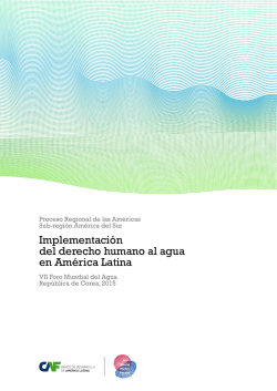 Implementación del derecho humano al agua en América Latina