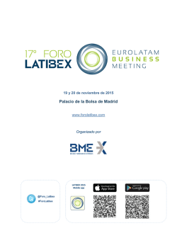 Programa - Foro Latibex