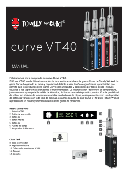Felicitaciones por la compra de su nuevo Curve VT40 - Store
