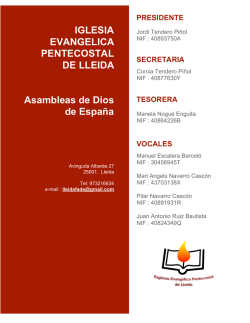 IGLESIA EVANGELICA PENTECOSTAL DE