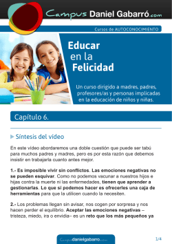 Educar en la Felicidad - Campus Daniel Gabarró