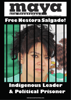 Indigenous Leader & Political Prisoner Free Nestora Salgado!