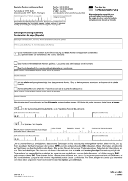 A4607 Internetformular Deutsche Rentenversicherung Bund