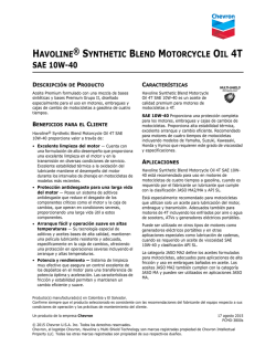 havoline® synthetic blend motorcycle oil 4t sae 10w-40