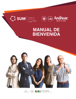 MANUAL DE BIENVENIDA - Universidad Anáhuac Mayab