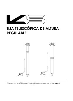 TIJA TELESCÓPICA DE ALTURA REGULABLE