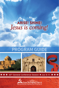 Arise! Shine! Jesus is coming! - Seventh