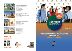 2285. folleto - Universidad Internacional de Andalucía