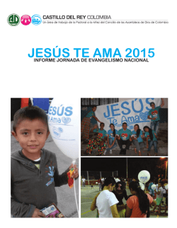 PDF Informe JESÚS TE AMA 2015