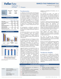 Informe Banco Itaú Paraguay 2015 03