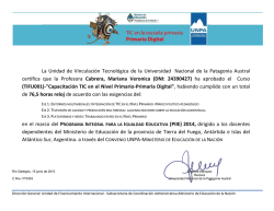TIFU001 - Universidad Nacional de la Patagonia Austral