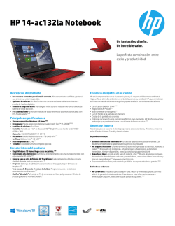HP 14-ac132la Notebook
