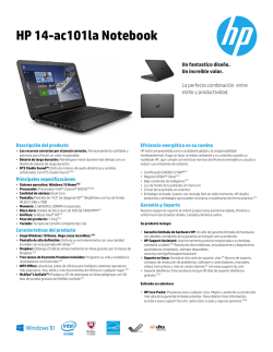 HP 14-ac101la Notebook