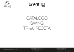 CATALOGO SWING TR