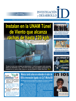 Instalan en la UNAM Túnel de Viento que alcanza rachas de hasta