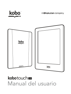 Guía de usuario de Kobo Touch 2.0
