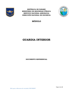 Guardia Interior - Servicio Nacional Aeronaval
