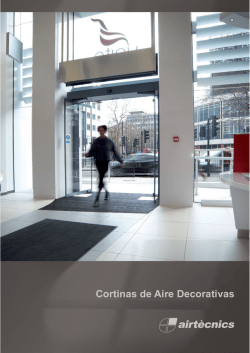 Catalogo Cortinas Decorativas - Cortinas de Aire para Puertas