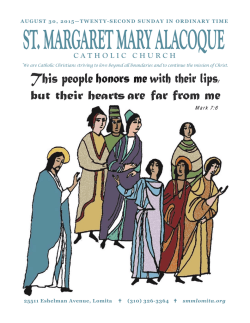 pastor - St. Margaret Mary Alacoque Catholic Church