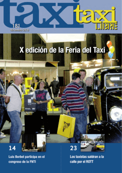 X edición de la Feria del Taxi - Barcelona