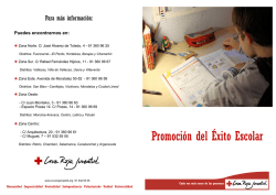 Promoción del Éxito Escolar - Cruz Roja Española
