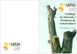 Catálogo de Material y Productos de Arboricultura
