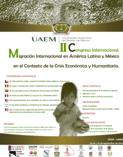 Migración Internacional en América Latina y México en el Contexto